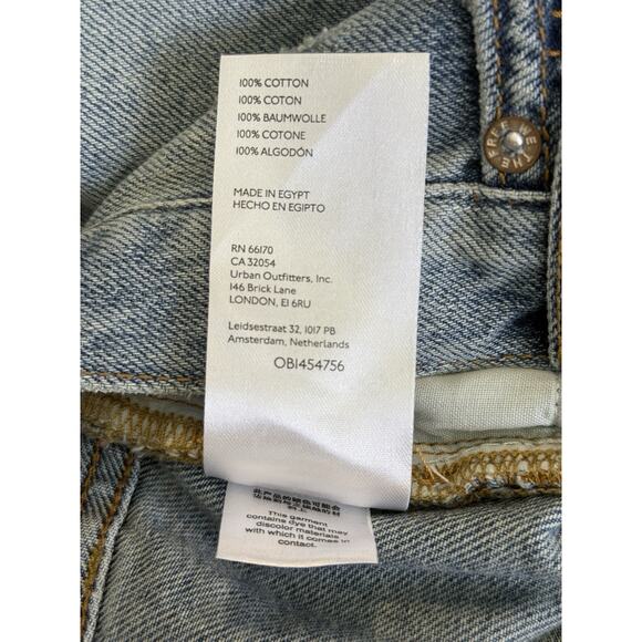 We The Free/Free People Size 26 Denim Shorts Loose Cannon Button Fly NWT - Picture 8 of 10